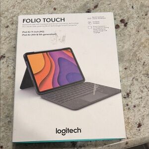 Logitech Folio Touch Keyboard Case for iPad Air - Grey